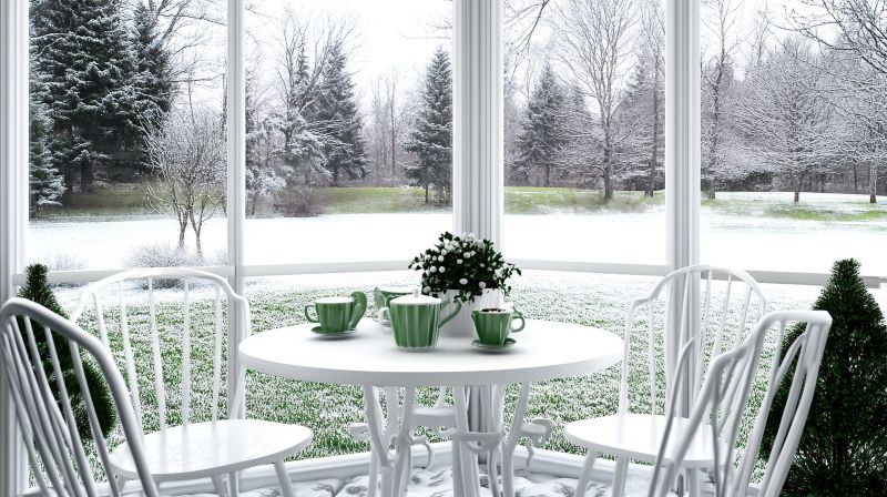 Sunroom with Winter Views